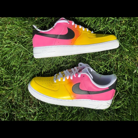 Custom Pink Lemonade Air Forces